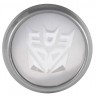 Заглушка на диски  Трансформер Decepticon 74/70/9 хром