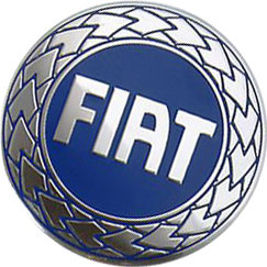 Колпачок на диски Fiat 59/56/10 серебро, синий league