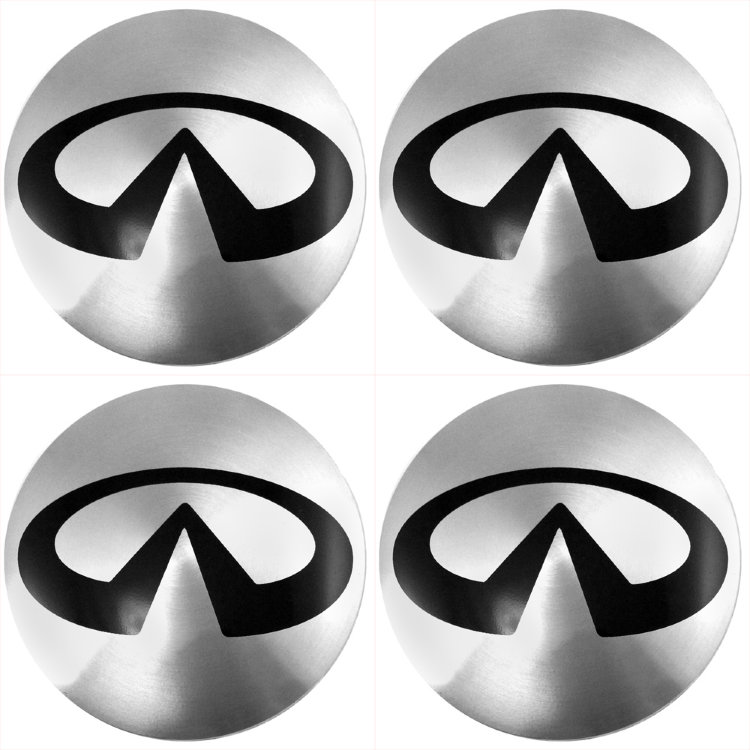 Наклейки на диски Infiniti steel сфера 54 мм  