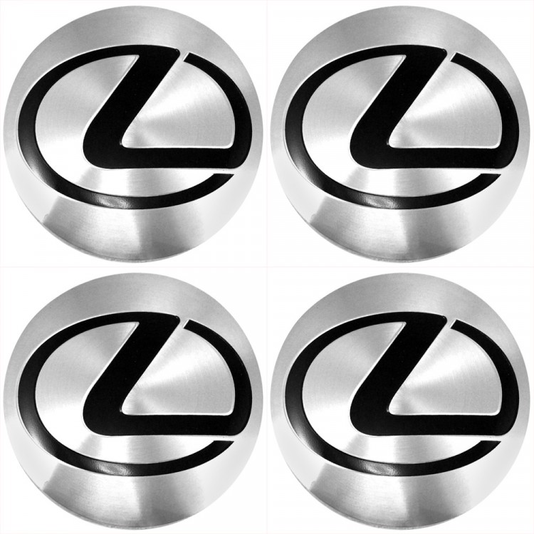 Наклейки на диски и колпаки Lexus сфера 60 мм steel 