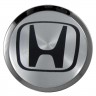 Заглушки для диска со стикером Honda (64/60/6) хром 