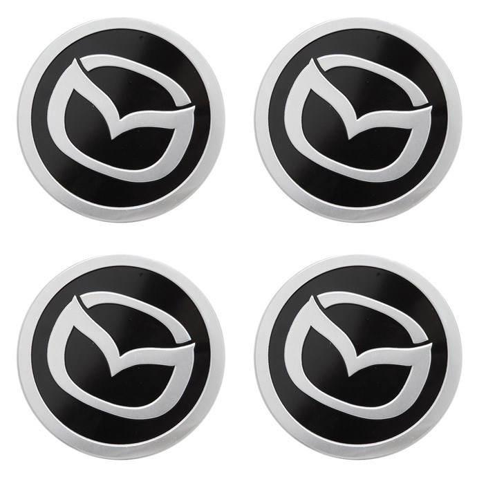Наклейки на диски Mazda 90 мм (уцененные)