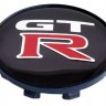 Колпачок на литые диски Nissan GT-R 58/50/11 черный 