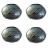 Колпачки на диски 62/56/8 хром со стикером Z silver хром