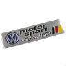 Volkswagen Motorsport металлический шильд 10*2,6 см