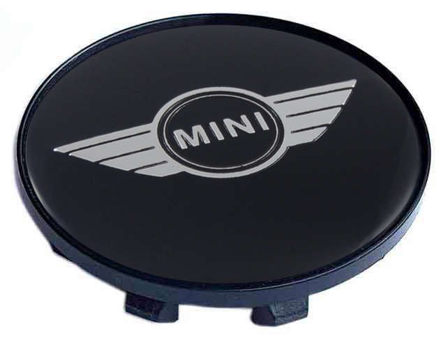 Колпачок на литые диски Mini Cooper 58/50/11 черный/хром