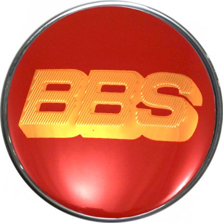 Колпачки на диски BBS 61/56/10 4M0-601-170-JG3 красный и золото 