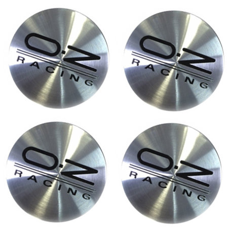 Наклейки на диски OZ Racing silver-black сфера 45 мм