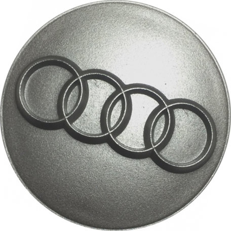 Колпачок на диски Audi, d57 60/57/10 серебритый
