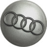 Колпачок на диски Audi, СКАД, d51 56/51/11 серебристый