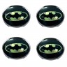 Колпачки на диски 62/56/8 хром со стикером Batman черный 