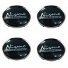 Колпачки на диски Nissan Nismo 65/60/12 черный