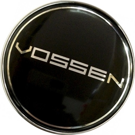 Заглушка на литой диск VOSSEN 61/56/10 4M0-601-170-JG3 черные и хром 