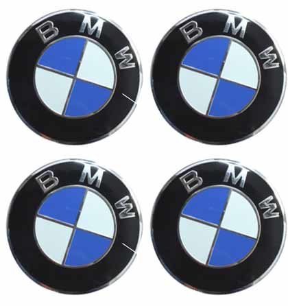 Наклейки на диски BMW 56 мм сферические 