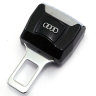 Заглушка ремня безопасности с логотипом Audi черная