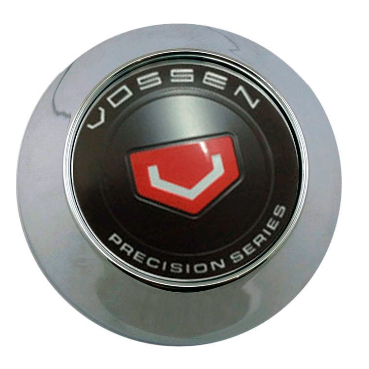 Колпачок на диски Vossen 68/62/10 red black конус