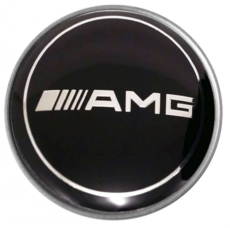 Колпачок на диски Mercedes Amg 60/55/7 черный