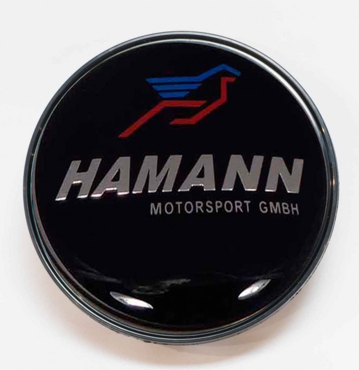 Заглушка литого диска Hamann 68/65/12 черный 