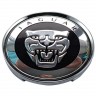 Колпачки на диски Jaguar 65/60/12 хром и черный 