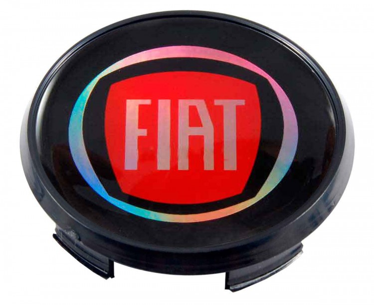 Колпачок литого диска Fiat 63/56/10 черный
