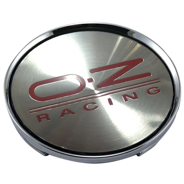 Колпачки на диски 62/56/8 со стикером Oz Racing серебристый 