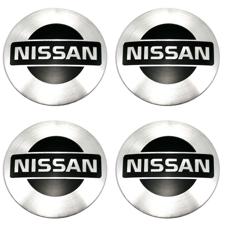 Стикеры на заглушки дисков Nissan 56 мм  