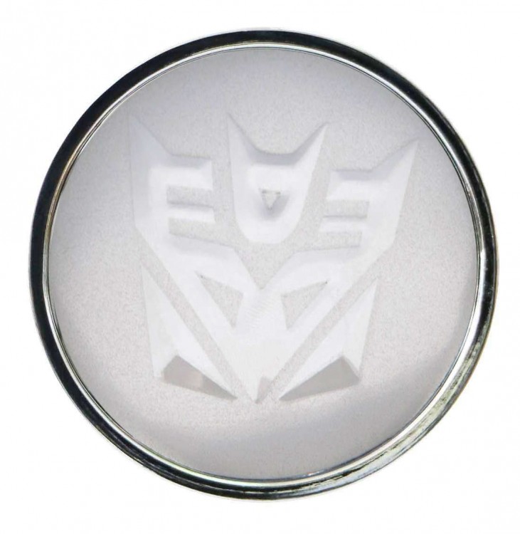 Колпачок ступицы  Трансформер Decepticon (63/59/7) серебристый