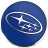 Колпачок на диски Subaru AVVI 62|55|10 серебро синий
