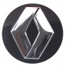 Колпачок на диски Renault 65/60/12, черный и хром