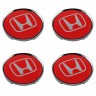 Колпачки на диски Honda 65/60/12 красный