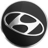 Колпачок на диски Hyundai черный