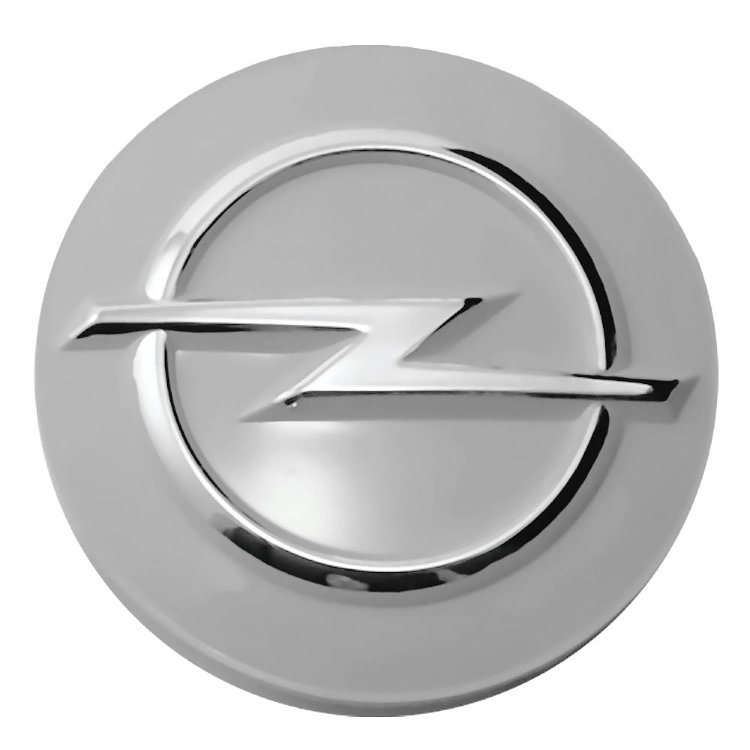 Колпачок для дисков Opel 56/51/11 молочно-серый и и хром