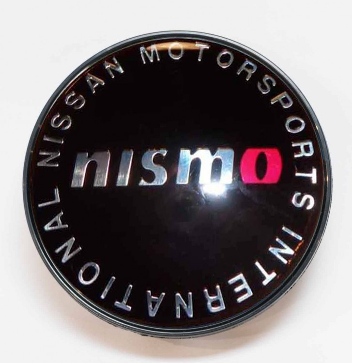 Заглушка литого диска Nissan Nismo 68/65/12 черный 