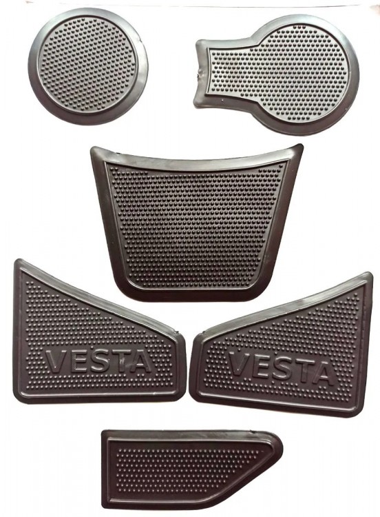 Коврики в подстаканники и дверные ниши Lada Vesta