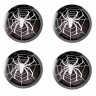 Заглушки для диска со стикером Spider (64/60/6) черный