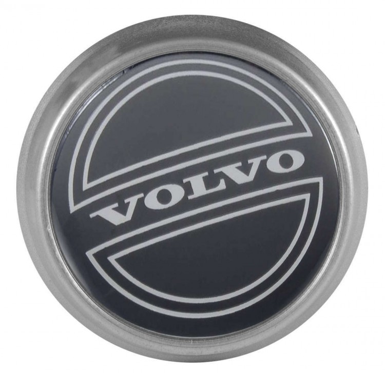 Колпачки на диски ВСМПО со стикером Volvo 74/70/9 черный 