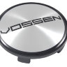 Колпачки для дисков VOSSEN, 68/64/10 серебро-черное