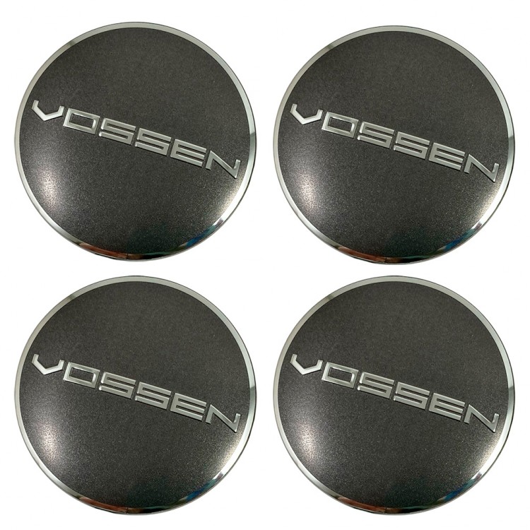 Наклейки на диски Vossen 54 мм сфера графит