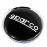 Колпачок на диски Sparco 63/58/8 хром и черный
