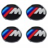 Колпачки на диски 62/56/8 со стикером BMW M