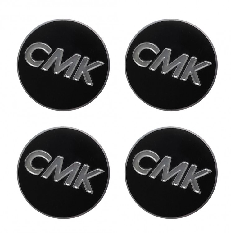 Наклейки на диски CMK 44.5 мм черные
