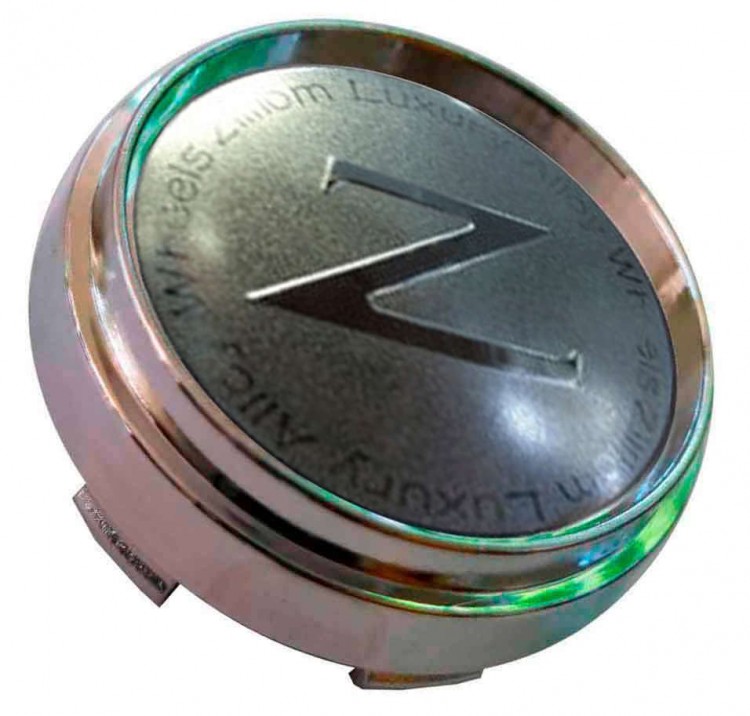 Заглушка ступицы Z silver 66/62/9 хром 
