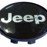 Колпачок на литые диски Jeep 58/50/11 хром/черный 