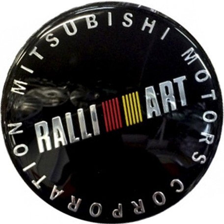 Колпачок на диски Mitsubishi RALLI ART 68/57/12 хромированный 
